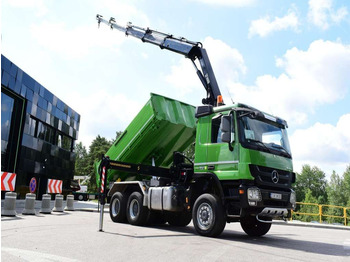 Tipper Mercedes-Benz  ACTROS 3346 6x6 HIAB 244EP-4 Crane Kipper: picture 2