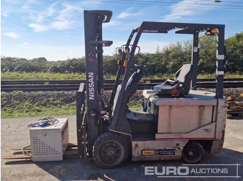 Forklift Nissan Electric Forklift 3 Stage Mast, Free Lift Mast, Side Shift, Forks, Charger: picture 2