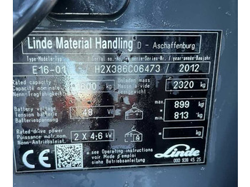 Electric forklift Linde E16-01: picture 4
