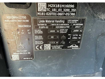 Electric forklift Linde E16PH-02: picture 4 Electric forklift Linde E16PH-02: picture 4