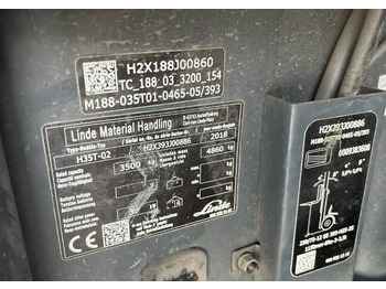 LPG forklift Linde H35T-02: picture 4
