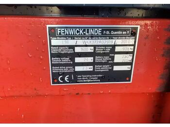 Stacker Linde L16: picture 4