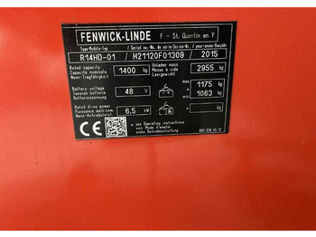 Reach truck Linde R14HD-01: picture 3