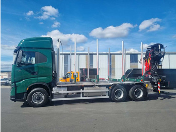 New Timber truck, Crane truck Iveco X-Way AS300X57 Z/P HR ON+ 6x4 (6x6 Hi Traction): picture 4