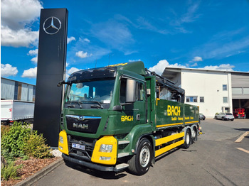 Dropside/ Flatbed truck MAN TGS 26.420 6x2-4 LL Hiab 177K PRO 2 Stück: picture 2