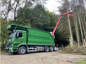 New Timber truck, Crane truck Mercedes-Benz Arocs 2751L HAD + Q170L (11,5m!) -EBERT-Fäll-LKW: picture 2