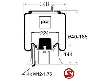 Spare parts for Truck Mercedes-Benz Occ Luchtbalg mercedes actros - atego: picture 3 Spare parts for Truck Mercedes-Benz Occ Luchtbalg mercedes actros - atego: picture 3