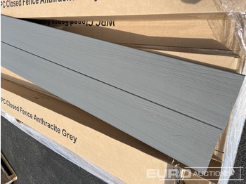 Construction equipment 1.8m Wide Anthracite Grey Composite Fence Panels (25 of), 2.45m Black Aluminium Posts (26 of), Complete With Assembly Kit: picture 3