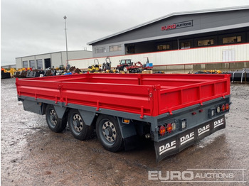 Dropside/ Flatbed trailer 2013 Dooley 10 Ton Tri-Axle Drop Side Drag Trailer: picture 2