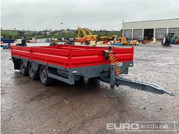 Dropside/ Flatbed trailer 2013 Dooley 10 Ton Tri-Axle Drop Side Drag Trailer: picture 4