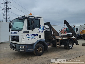 Skip loader truck MAN TGL