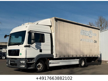 Curtain side van MAN