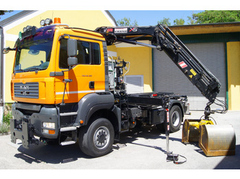 Tipper, Crane truck MAN TGA 18.360 BL 4x4/Euro4/TÜV/HIAB 111 korbfähig/MULTILIFT/Winterdienst: picture 2 Tipper, Crane truck MAN TGA 18.360 BL 4x4/Euro4/TÜV/HIAB 111 korbfähig/MULTILIFT/Winterdienst: picture 2