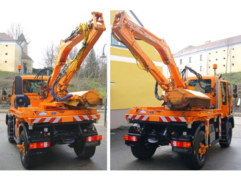 Municipal/ Special vehicle Mercedes-Benz Unimog U 400/TÜV/Hydrostat/Mähtür +MULAG MHU 800: picture 5