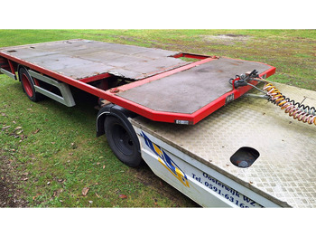 Dropside/ Flatbed semi-trailer HOEKSTRA BE OPL 6T-L: picture 5
