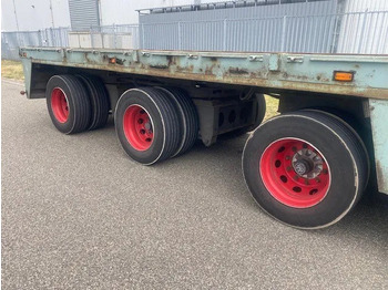 Dropside/ Flatbed semi-trailer Floor open oplegger 3 asser uitschuifbaar, 2 x stuur, 1 x liftas: picture 3