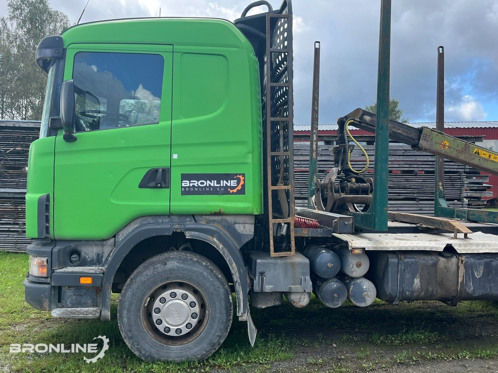 2001 Scania R144 6x4 Loglift + 1997 Närko TP3-RT-280 - Timber truck, Crane truck: picture 4 2001 Scania R144 6x4 Loglift + 1997 Närko TP3-RT-280 - Timber truck, Crane truck: picture 4