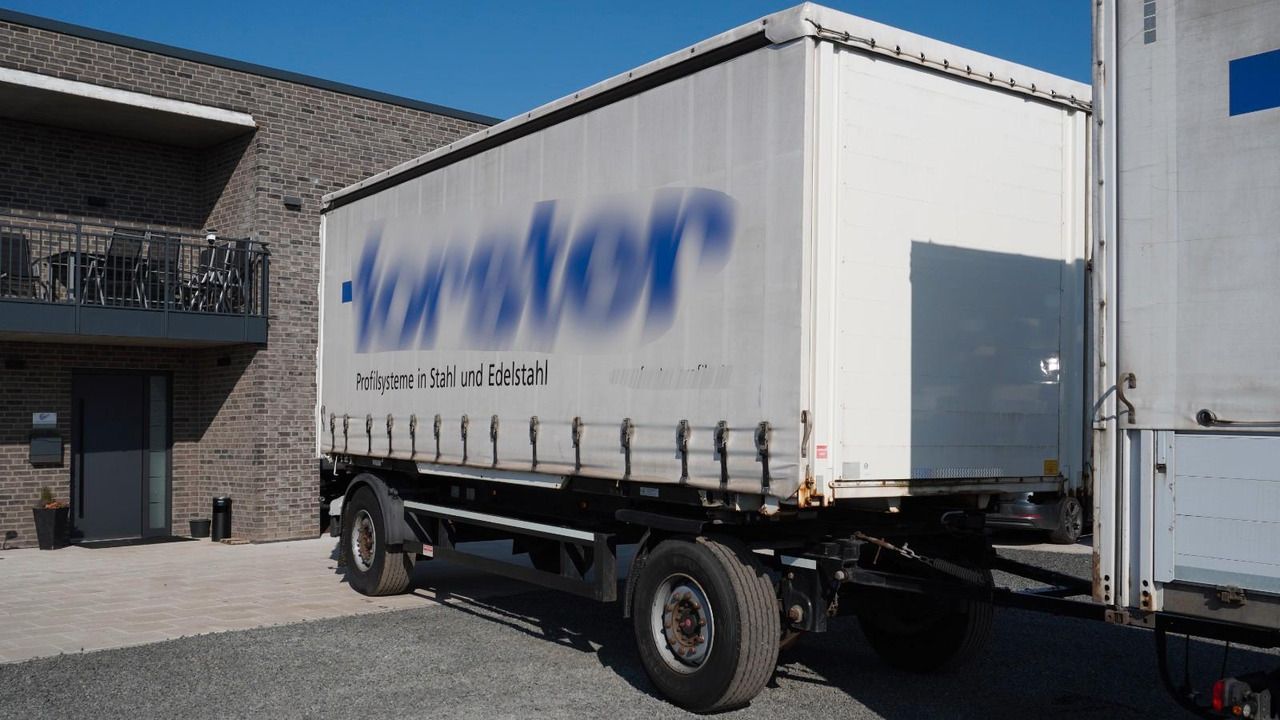 Kögel AW 18 Anhänger Pritsche + Plane SAF BDF - Container transporter/ Swap body trailer: picture 5 Kögel AW 18 Anhänger Pritsche + Plane SAF BDF - Container transporter/ Swap body trailer: picture 5