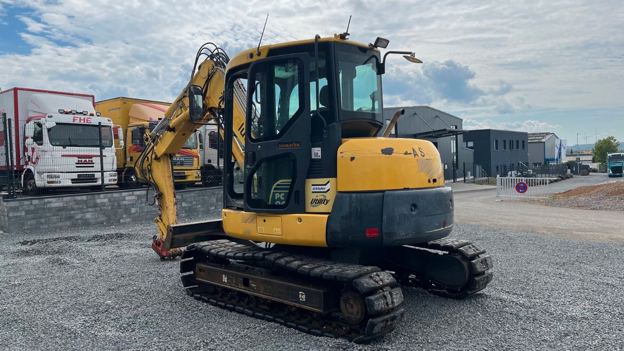 Komatsu PC80MR-3 PC80 Minibagger Verstellausleger - Mini excavator: picture 4 Komatsu PC80MR-3 PC80 Minibagger Verstellausleger - Mini excavator: picture 4