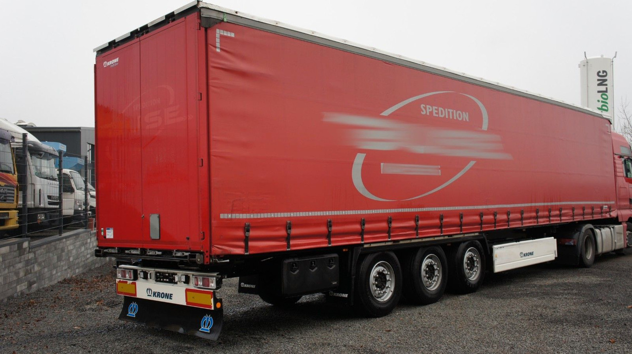 Krone SD Pritsche + Plane Liftachse - Curtainsider semi-trailer: picture 2 Krone SD Pritsche + Plane Liftachse - Curtainsider semi-trailer: picture 2
