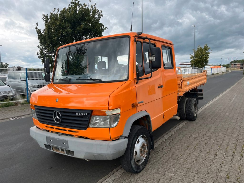 Mercedes-Benz 818 DK Kipper Dreiseitenkipper Meiller Doka - Tipper van, Combi van: picture 1 Mercedes-Benz 818 DK Kipper Dreiseitenkipper Meiller Doka - Tipper van, Combi van: picture 1