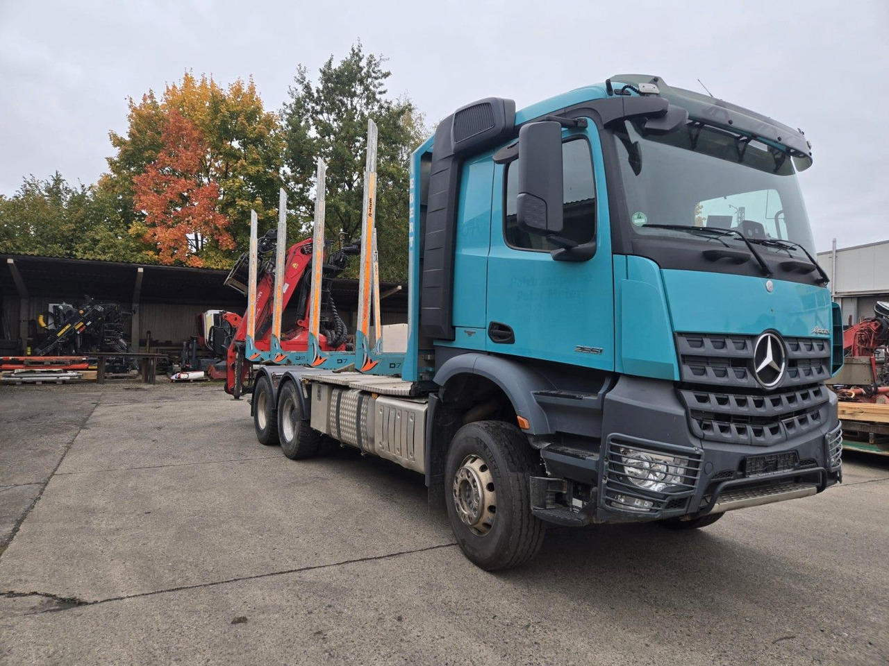 Mercedes-Benz Arocs 2651 Holztransporter Blatt Blatt Kran - Timber truck, Crane truck: picture 1 Mercedes-Benz Arocs 2651 Holztransporter Blatt Blatt Kran - Timber truck, Crane truck: picture 1