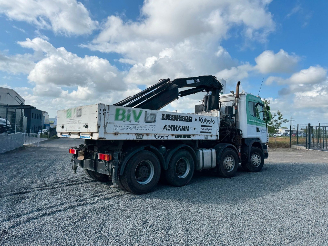 Dropside/ Flatbed truck, Crane truck Scania 164G 580 V8 Kran Hiab 280  Retarder Sattelplatte Scania 164G 580 V8 Kran Hiab 280  Retarder Sattelplatte: picture 6