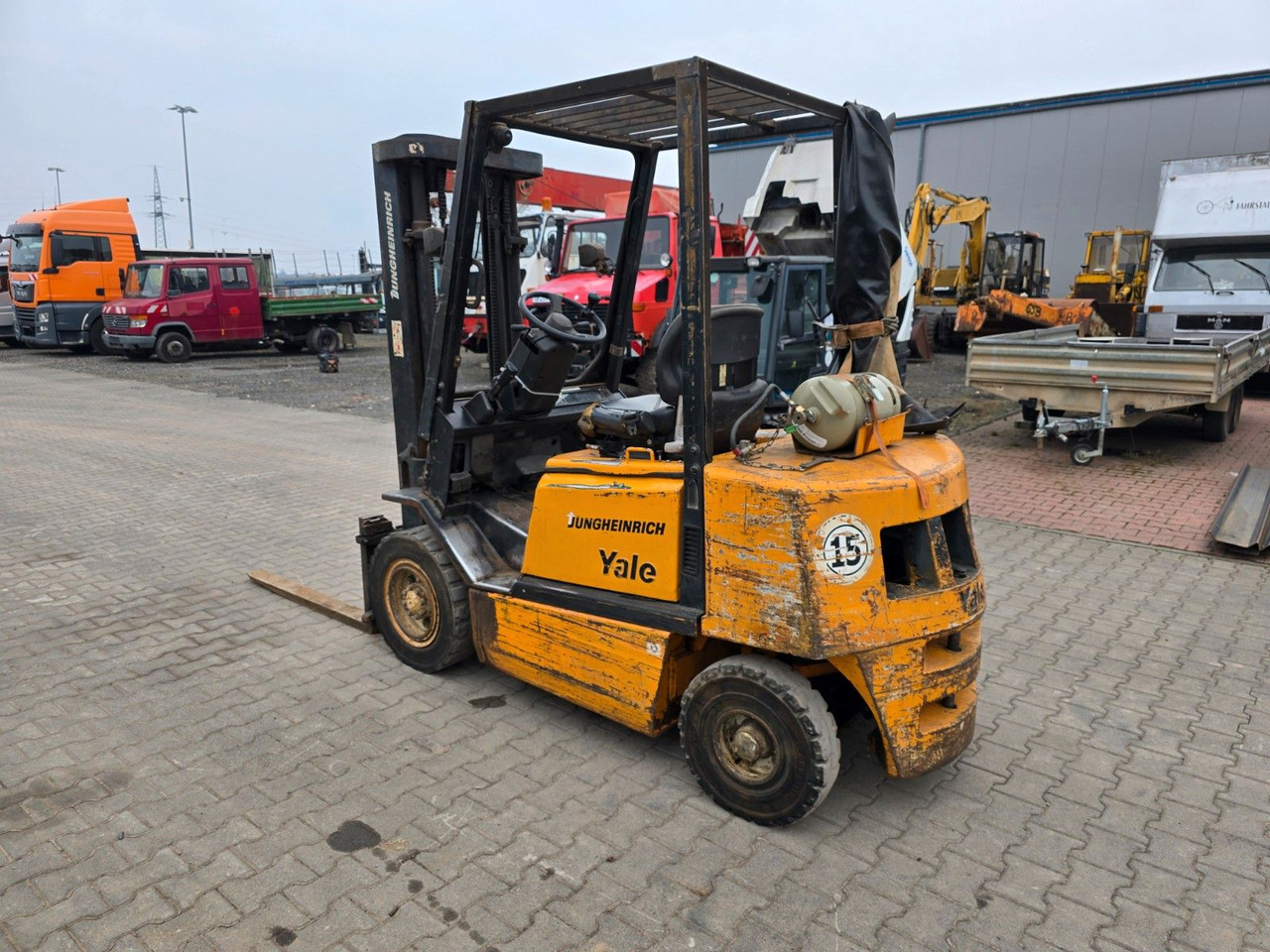 Diesel forklift Yale Jungheinrich TFG 25 Gas Stapler Frontstapler: picture 6