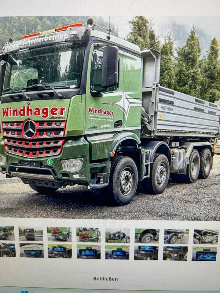 Mercedes-Benz Arocs 4152 8x4 BB Meiller Special Kipper - Tipper: picture 1 Mercedes-Benz Arocs 4152 8x4 BB Meiller Special Kipper - Tipper: picture 1