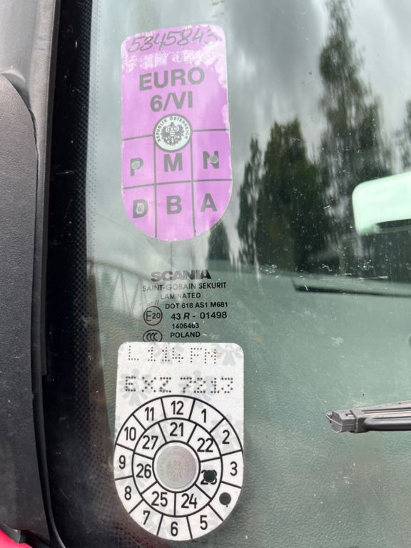 Dropside/ Flatbed truck, Crane truck Scania G 410 LG 6x2 Kran Palfinger 20001: picture 11