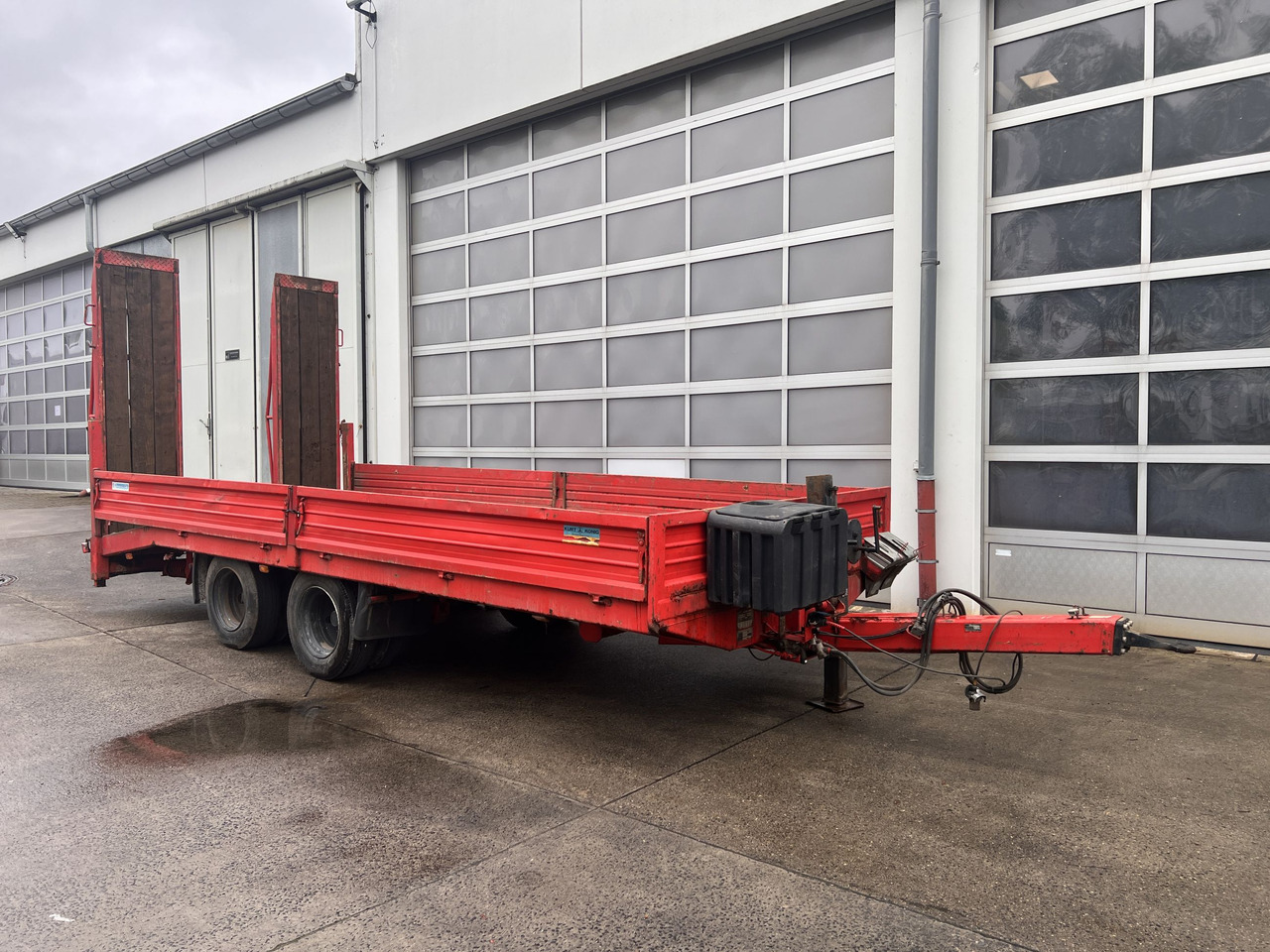 Blomenroehr 682/13800 13,8 t Tandemtieflader - Low loader trailer: picture 4 Blomenroehr 682/13800 13,8 t Tandemtieflader - Low loader trailer: picture 4