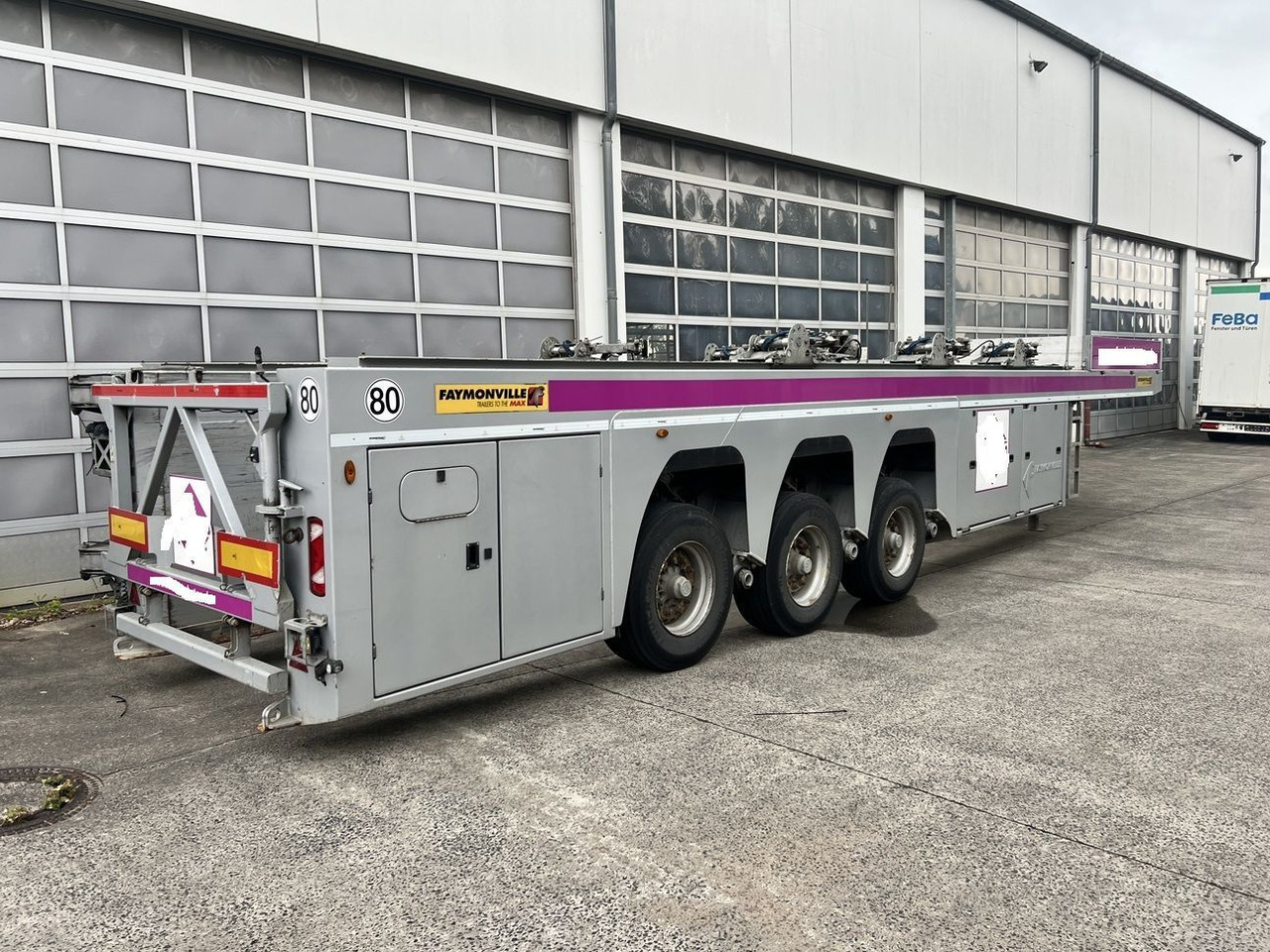 Faymonville 3-Achs-Beton-Innenlader PREFAMAX, Wenig Benutzt - Low loader semi-trailer: picture 2 Faymonville 3-Achs-Beton-Innenlader PREFAMAX, Wenig Benutzt - Low loader semi-trailer: picture 2
