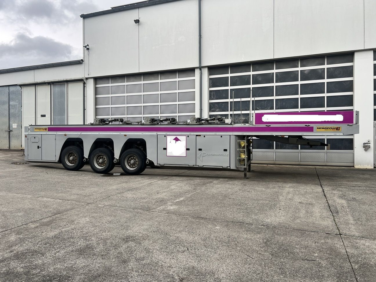 Faymonville 3-Achs-Beton-Innenlader PREFAMAX, Wenig Benutzt - Low loader semi-trailer: picture 1 Faymonville 3-Achs-Beton-Innenlader PREFAMAX, Wenig Benutzt - Low loader semi-trailer: picture 1