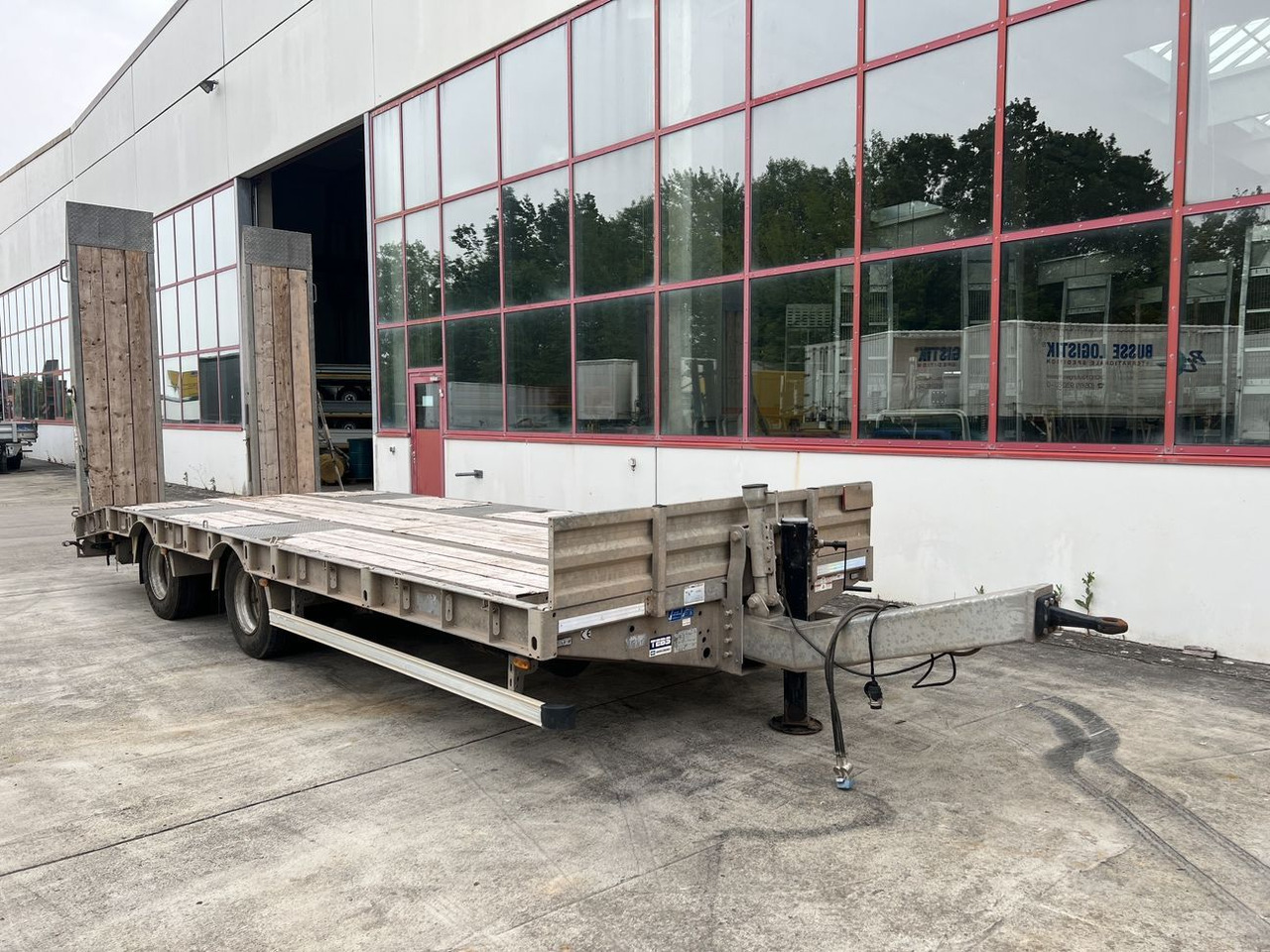 Humbaur 21 t Tandemtieflader - Low loader trailer: picture 2 Humbaur 21 t Tandemtieflader - Low loader trailer: picture 2