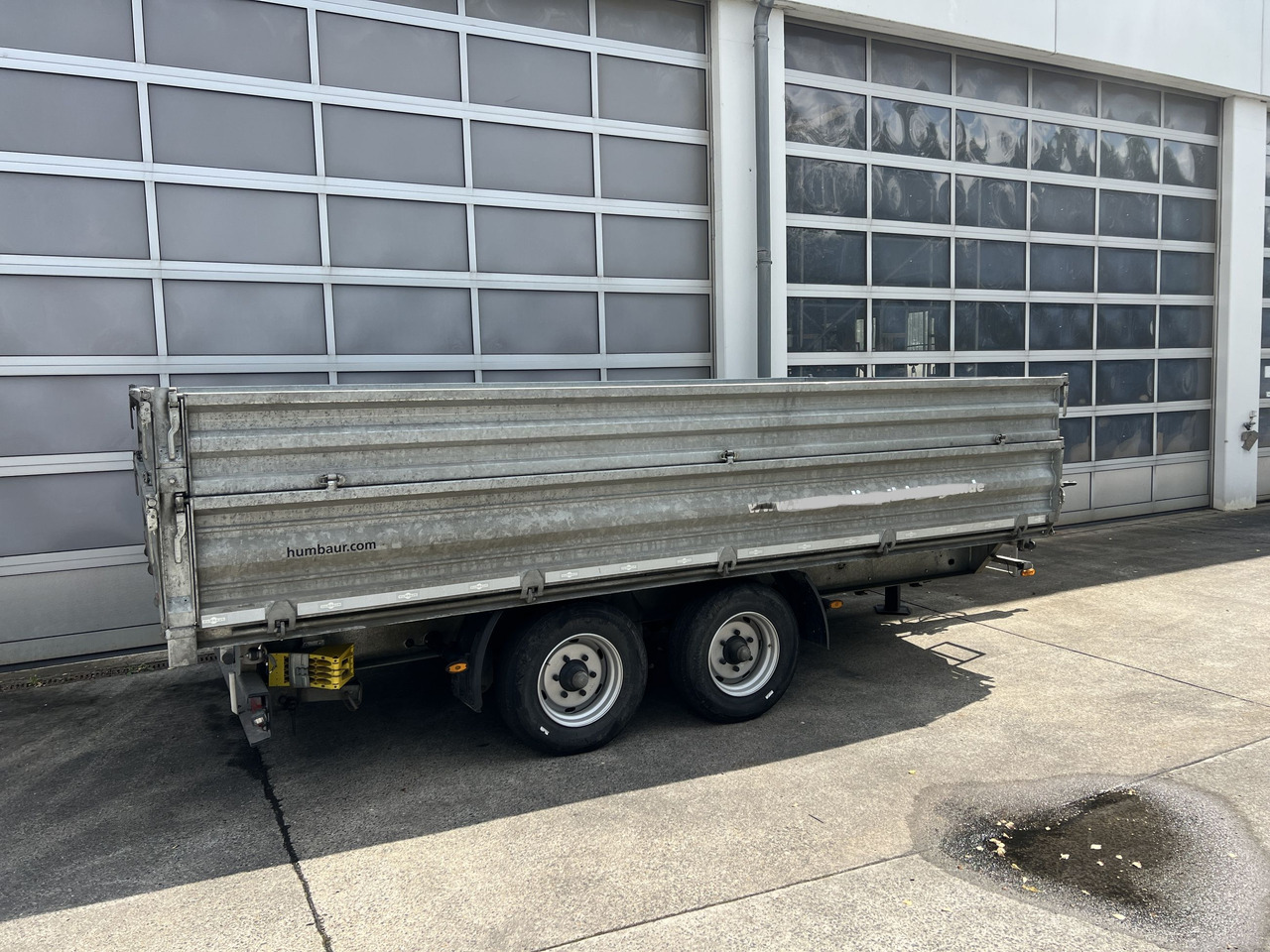 Humbaur D1AC Tandemkipper- Tieflader mit Aufsatz, neuwertig - Tipper trailer: picture 2 Humbaur D1AC Tandemkipper- Tieflader mit Aufsatz, neuwertig - Tipper trailer: picture 2