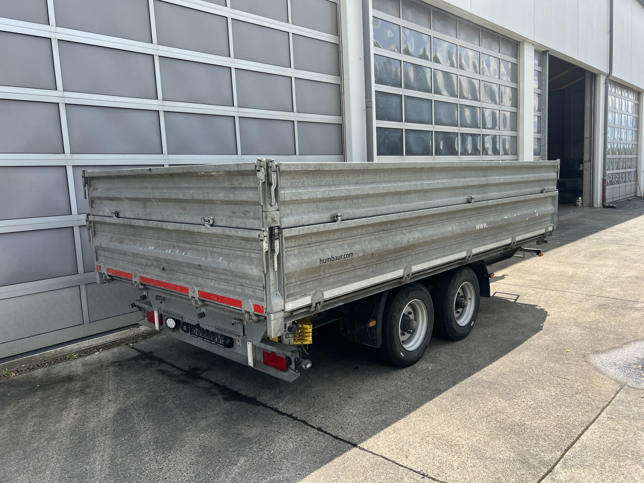 Humbaur D1AC Tandemkipper- Tieflader mit Aufsatz, neuwertig - Tipper trailer: picture 3 Humbaur D1AC Tandemkipper- Tieflader mit Aufsatz, neuwertig - Tipper trailer: picture 3