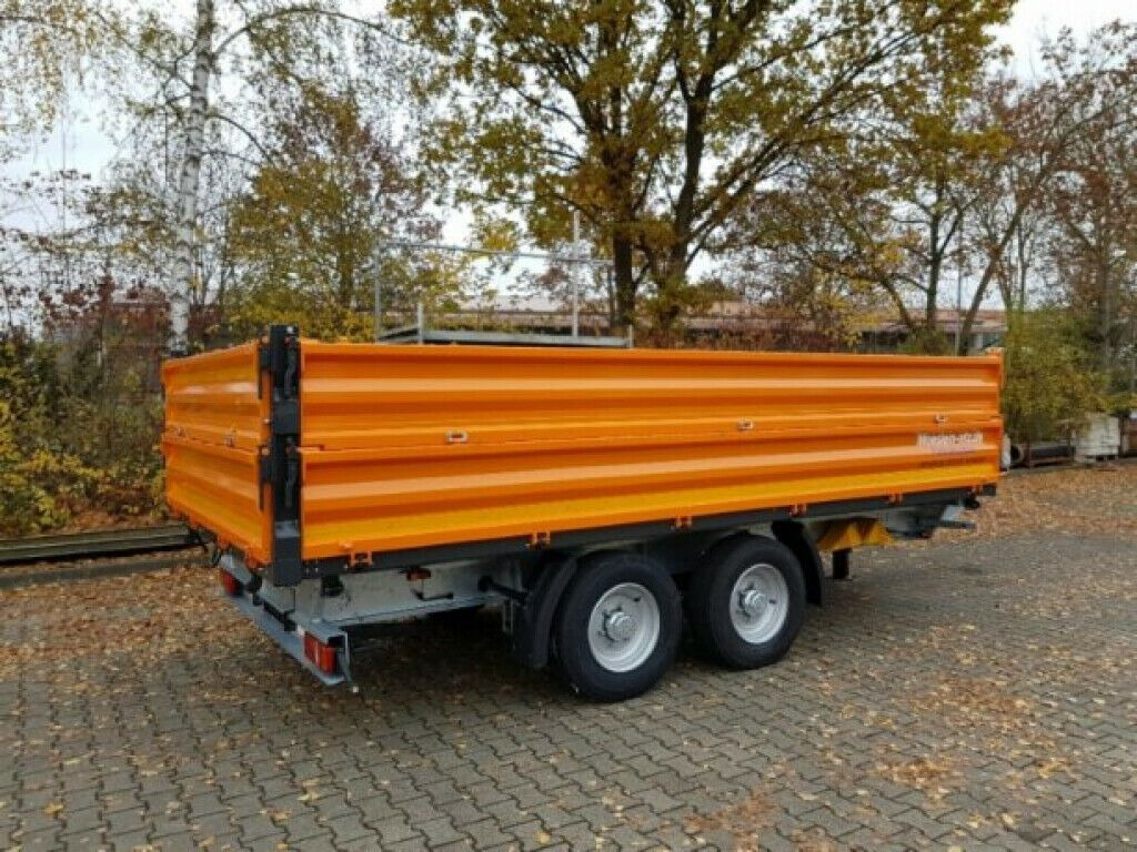 Möslein 13 t Tandem Kipper Tiefladermit Bordwand- Aufsa - Tipper trailer: picture 3 Möslein 13 t Tandem Kipper Tiefladermit Bordwand- Aufsa - Tipper trailer: picture 3
