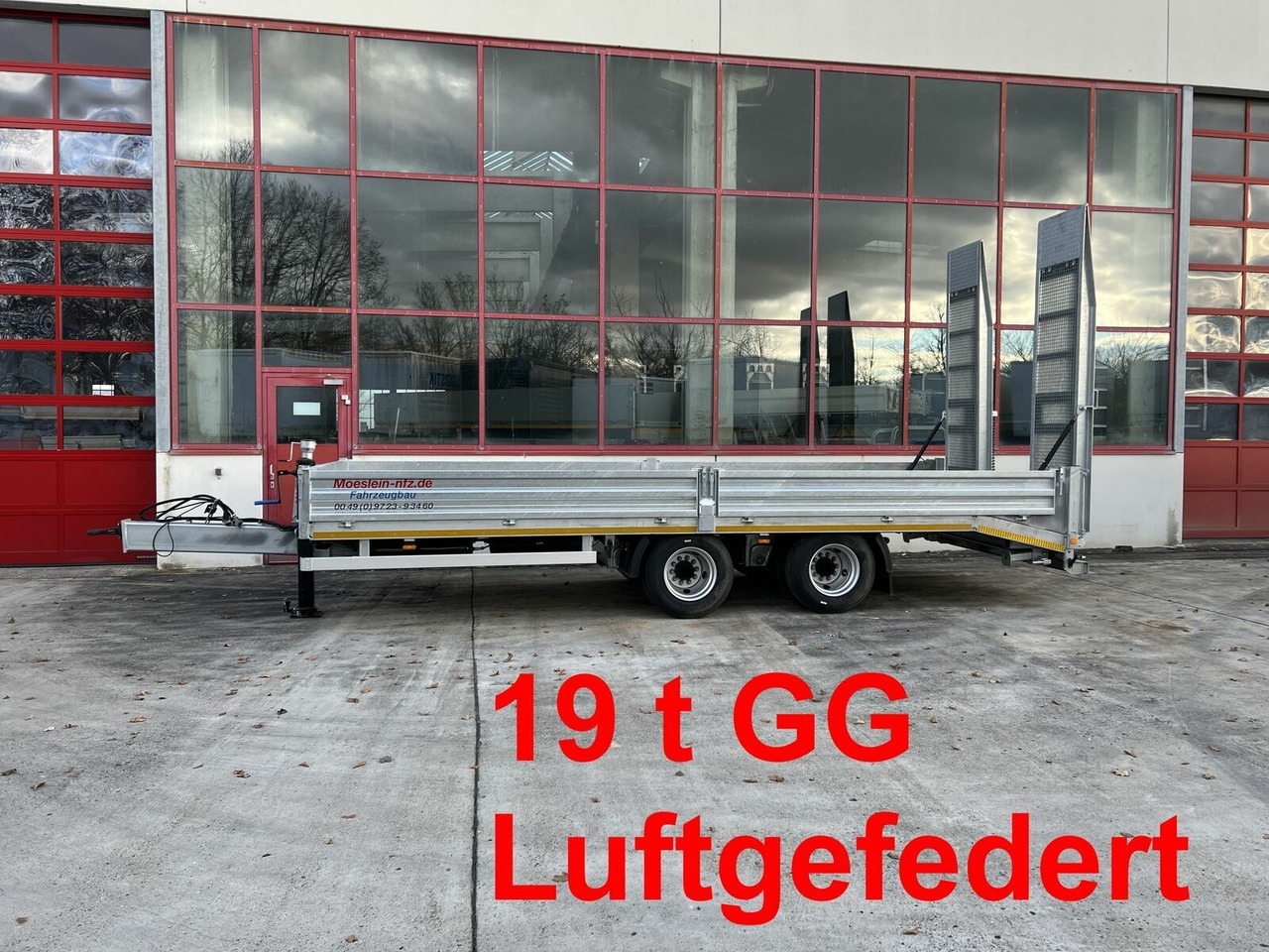 Möslein 19 t Tandemtieflader-- Neufahrzeug -- - Low loader trailer: picture 2 Möslein 19 t Tandemtieflader-- Neufahrzeug -- - Low loader trailer: picture 2