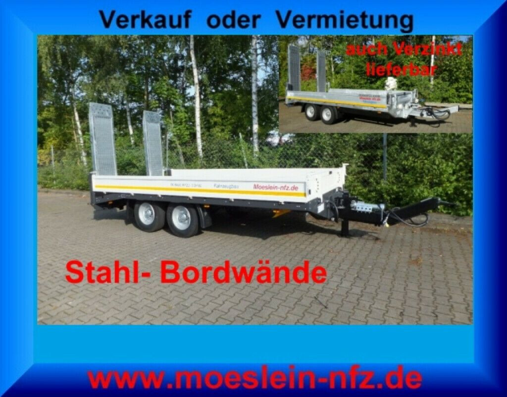 Möslein Neuer Tandemtieflader - Low loader trailer: picture 2 Möslein Neuer Tandemtieflader - Low loader trailer: picture 2