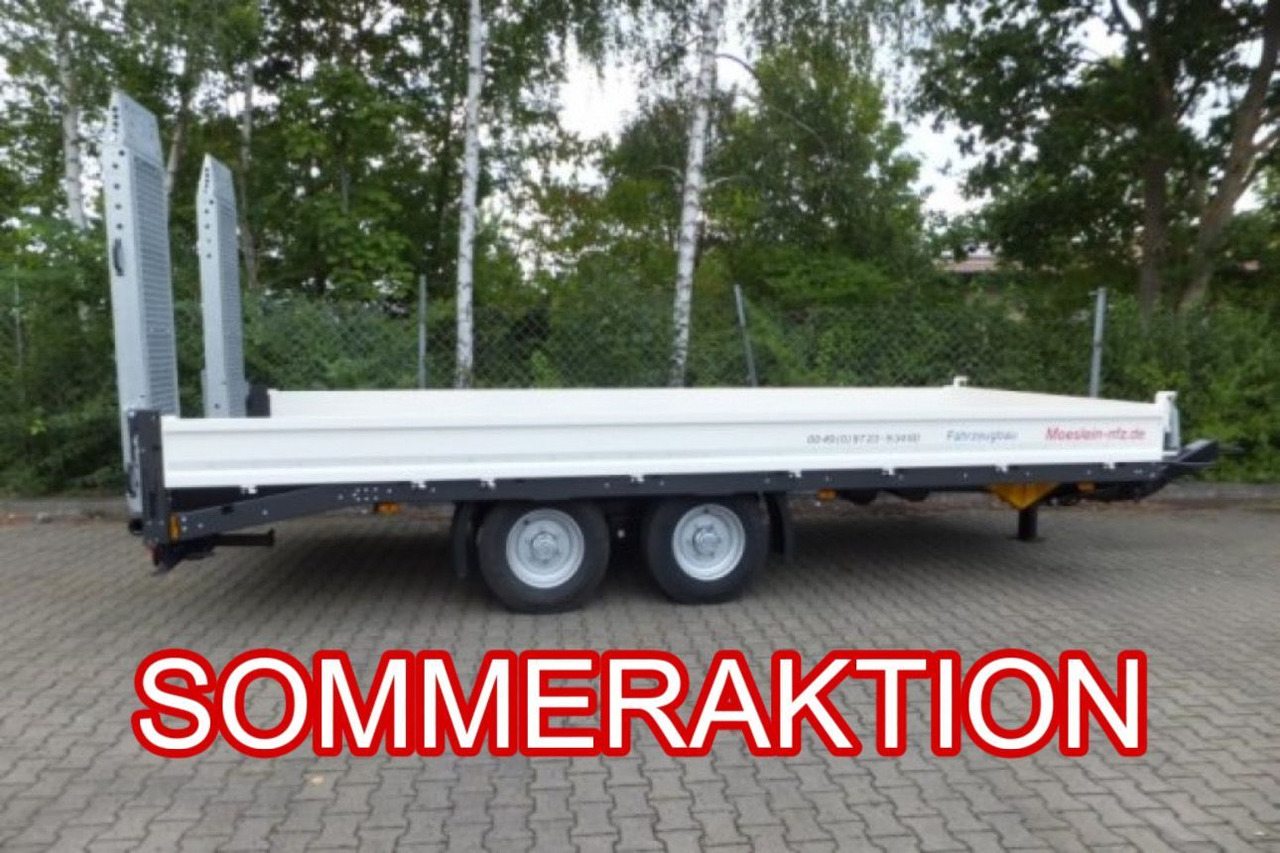 Möslein Tandemtieflader mit breiten RampenNeufahrzeug - Low loader trailer: picture 1 Möslein Tandemtieflader mit breiten RampenNeufahrzeug - Low loader trailer: picture 1