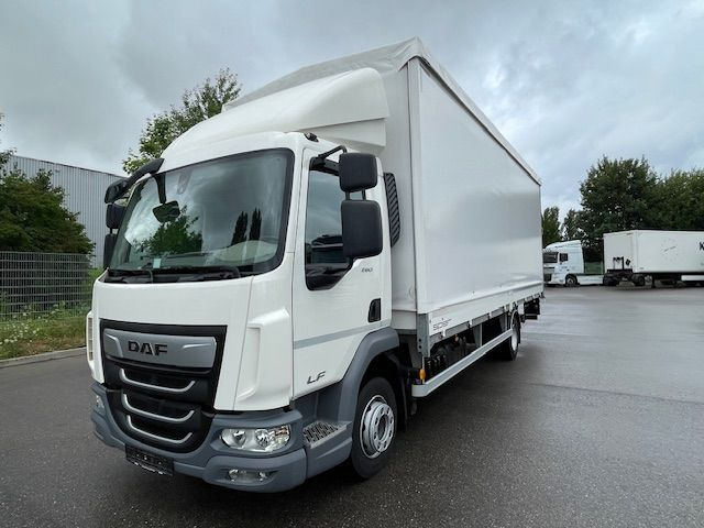 DAF LF 230 FA 12t Spier Pritsche Plane LBW - Curtainsider truck: picture 1 DAF LF 230 FA 12t Spier Pritsche Plane LBW - Curtainsider truck: picture 1