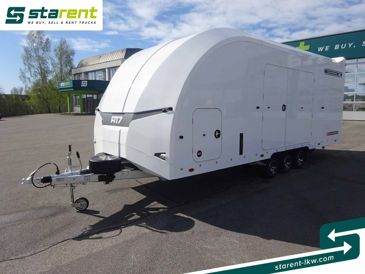 Brian James Trailers Race Transporter 7, Seilwinde - Autotransporter trailer: picture 1 Brian James Trailers Race Transporter 7, Seilwinde - Autotransporter trailer: picture 1