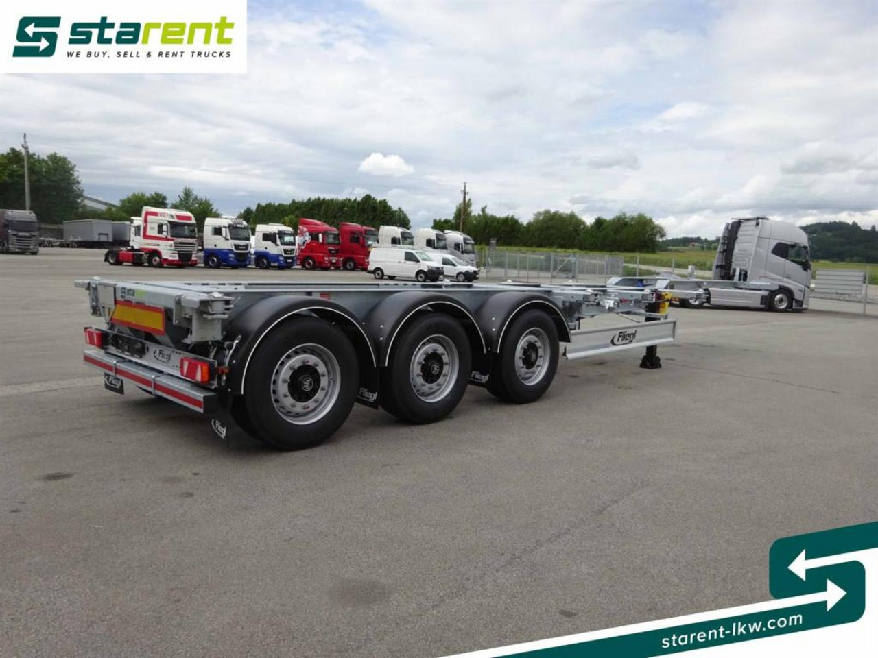 Fliegl Containerchassis ADR, 1x20/2x20/1x30/1x40/1x45 - Container transporter/ Swap body semi-trailer: picture 5 Fliegl Containerchassis ADR, 1x20/2x20/1x30/1x40/1x45 - Container transporter/ Swap body semi-trailer: picture 5