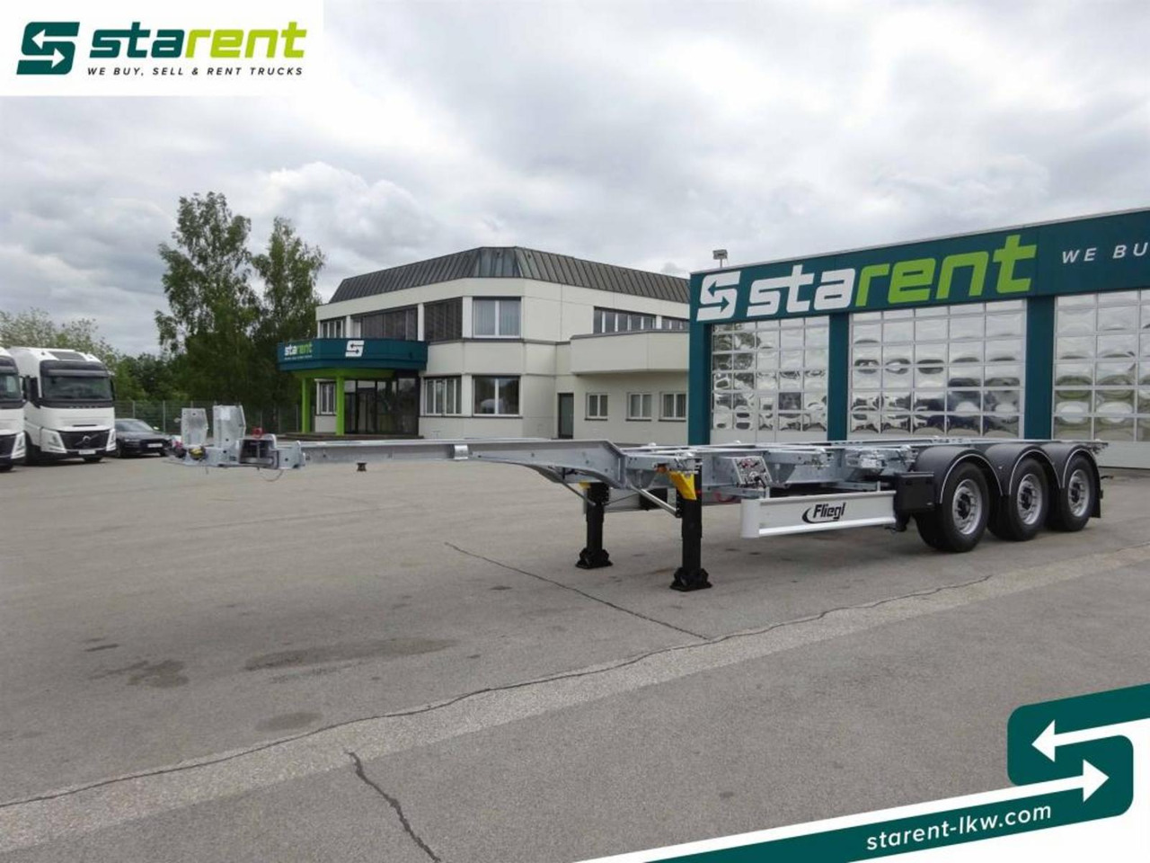Fliegl Containerchassis ADR, 1x20/2x20/1x30/1x40/1x45 - Container transporter/ Swap body semi-trailer: picture 1 Fliegl Containerchassis ADR, 1x20/2x20/1x30/1x40/1x45 - Container transporter/ Swap body semi-trailer: picture 1