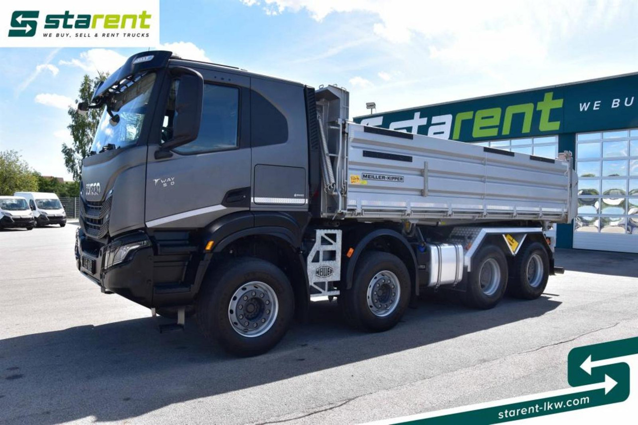 Iveco T-Way 510 8x4 Meiler 3 Seitenkipper Navi Drehlicht - Tipper: picture 1 Iveco T-Way 510 8x4 Meiler 3 Seitenkipper Navi Drehlicht - Tipper: picture 1