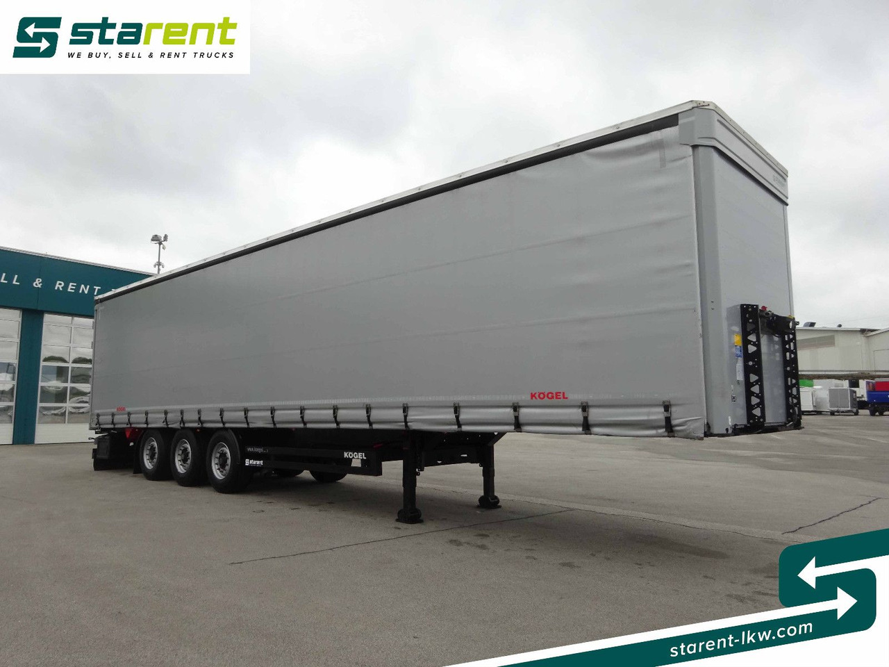 Kögel Tautliner, Liftachse, Hubdach, XL Zertifikat - Curtainsider semi-trailer: picture 3 Kögel Tautliner, Liftachse, Hubdach, XL Zertifikat - Curtainsider semi-trailer: picture 3