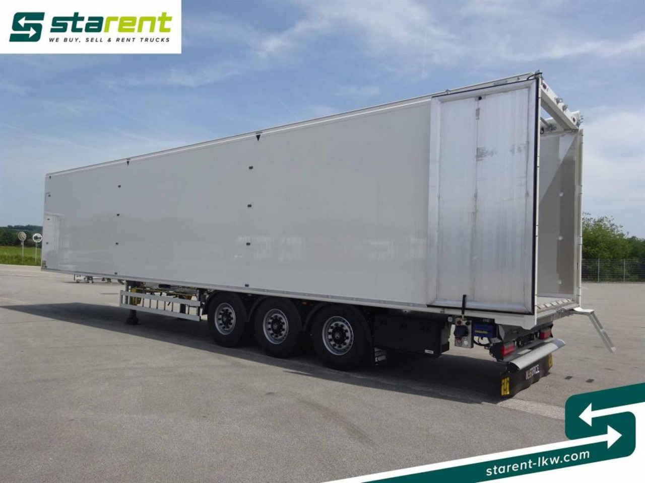 New Walking floor semi-trailer Kraker 8mm 92m³ BPW-Achsen Funk. Verzinkt Liftachse: picture 9