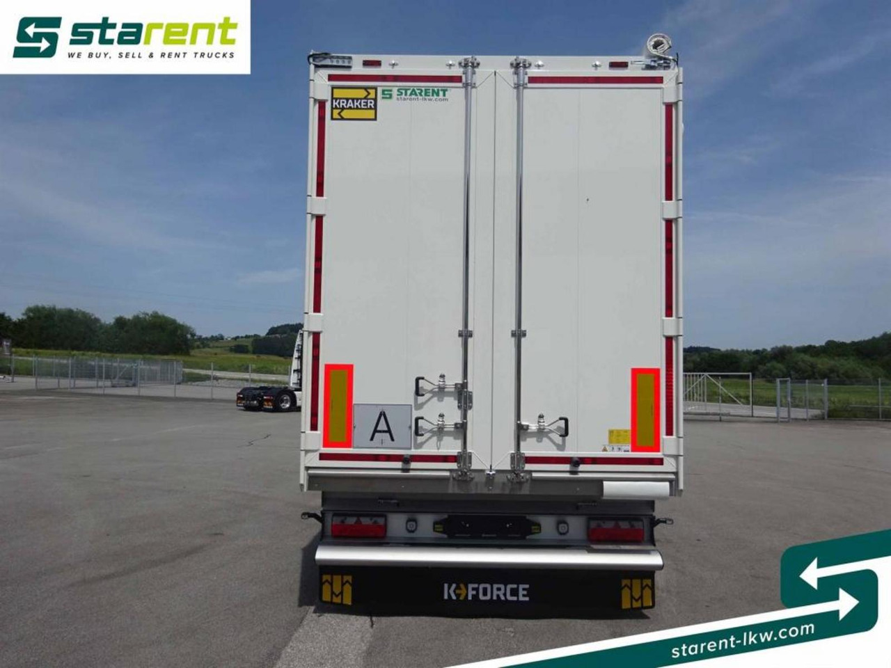 New Walking floor semi-trailer Kraker 8mm 92m³ BPW-Achsen Funk. Verzinkt Liftachse: picture 6