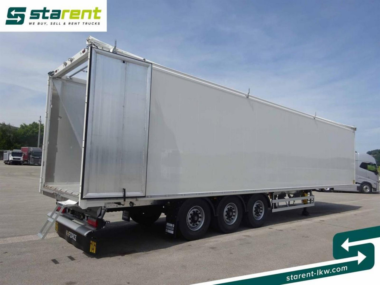 New Walking floor semi-trailer Kraker 8mm 92m³ BPW-Achsen Funk. Verzinkt Liftachse: picture 10