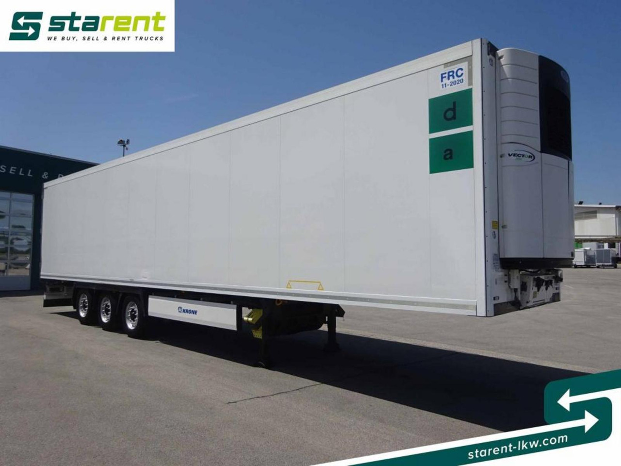 Krone Carrier Vector 1950 Doppelstock Blumenbreit Lift-A - Refrigerator semi-trailer: picture 3 Krone Carrier Vector 1950 Doppelstock Blumenbreit Lift-A - Refrigerator semi-trailer: picture 3